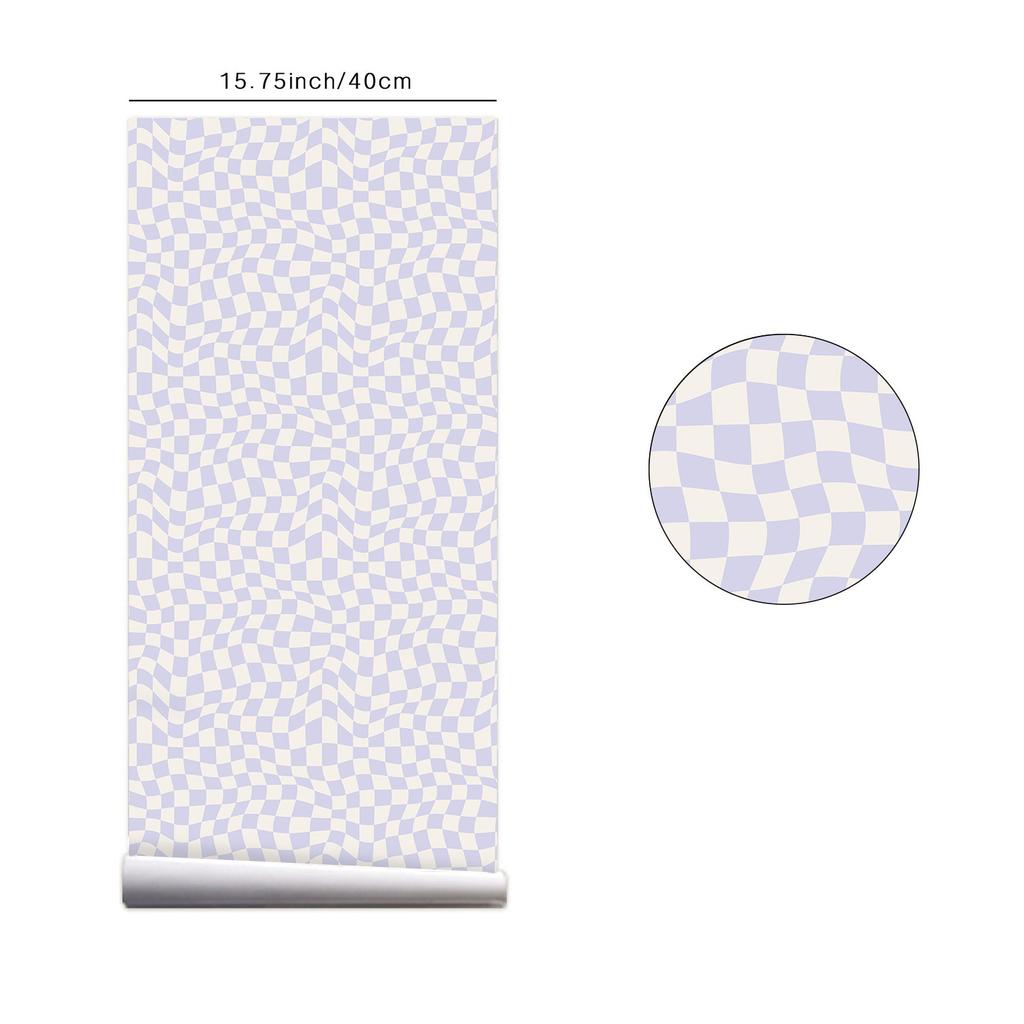 Karierte, selbstklebende Tapete zum Abziehen und Aufkleben, Heimdekoration, Schwarz-Weiß-Tapete, Schrank-, Regal- und Schubladeneinlagen