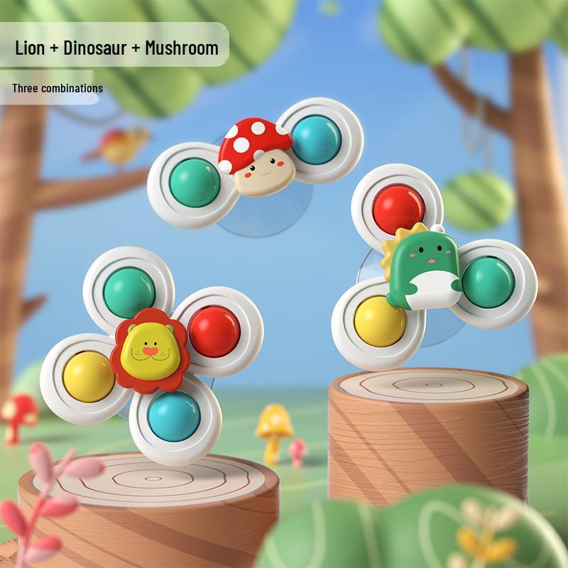 Rotating Baby Spinner Toy with Suction Cup - Educational for 0-3 Years