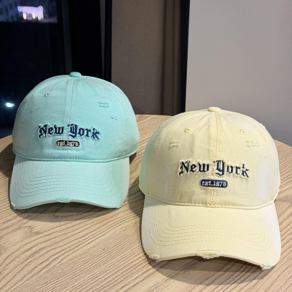 High-quality new style baseball cap with trimmed edges for women, makes the face look smaller, large brim, Korean version, spring/summer hat, men's