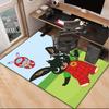 Bunny And Friends Adventure Office Rug Chair Mat, Game Carpet, Suitable for Front Door, Bedroom, Living Room, Desk, Holiday Gift