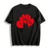 I Love You Heart Balloon Print Couples Casual Long Sleeve Tee Pure Cotton T-shirt