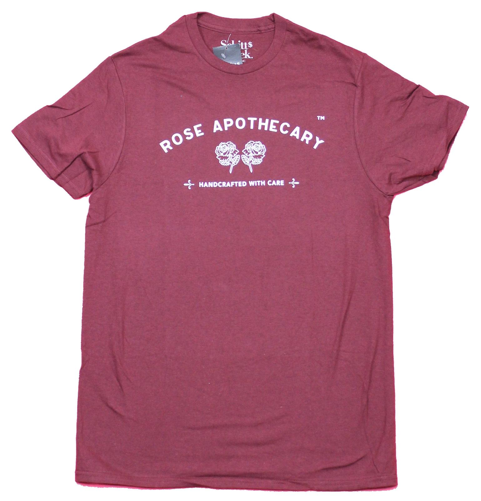 Schitt s Creek Mens T-Shirt - Rose Apothecary Handcrafted With Care XL