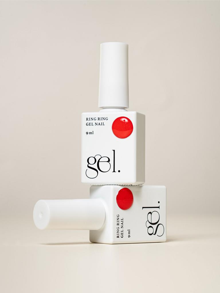 Ringring One-Step Gel Nail Polish, Urban Red, 9ml