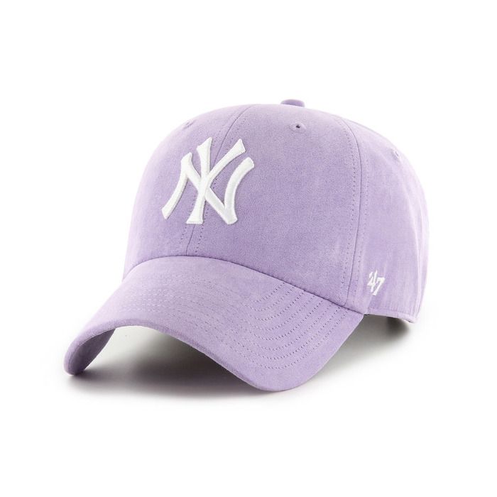 Casquette de baseball - 47BRAND - New York Yankees MLB Ballpark Clean Up - Violet - Mixte - Taille standard