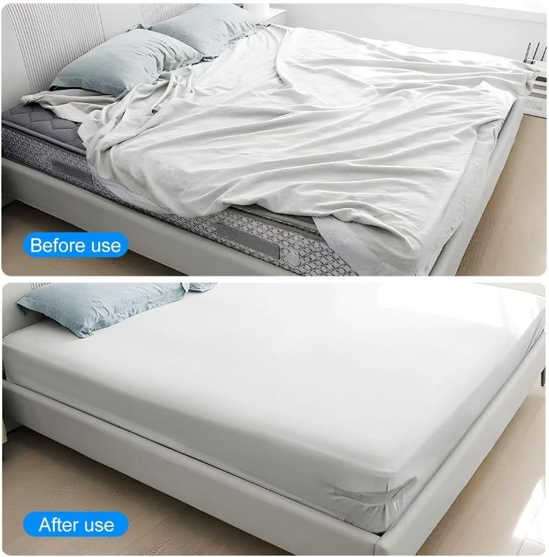 8/1PC Invisible Bedsheet Corner Tightener Clips Multifunctional Bed Sheet Grippers Fastener Non-Slip Quilt Bed Cover Fixed Clips