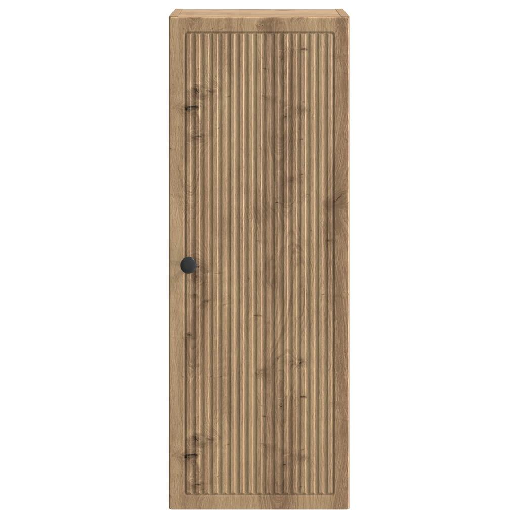 Artisan Oak Wall Cabinet 33 x 34.5 x 90 cm Engineered Wood