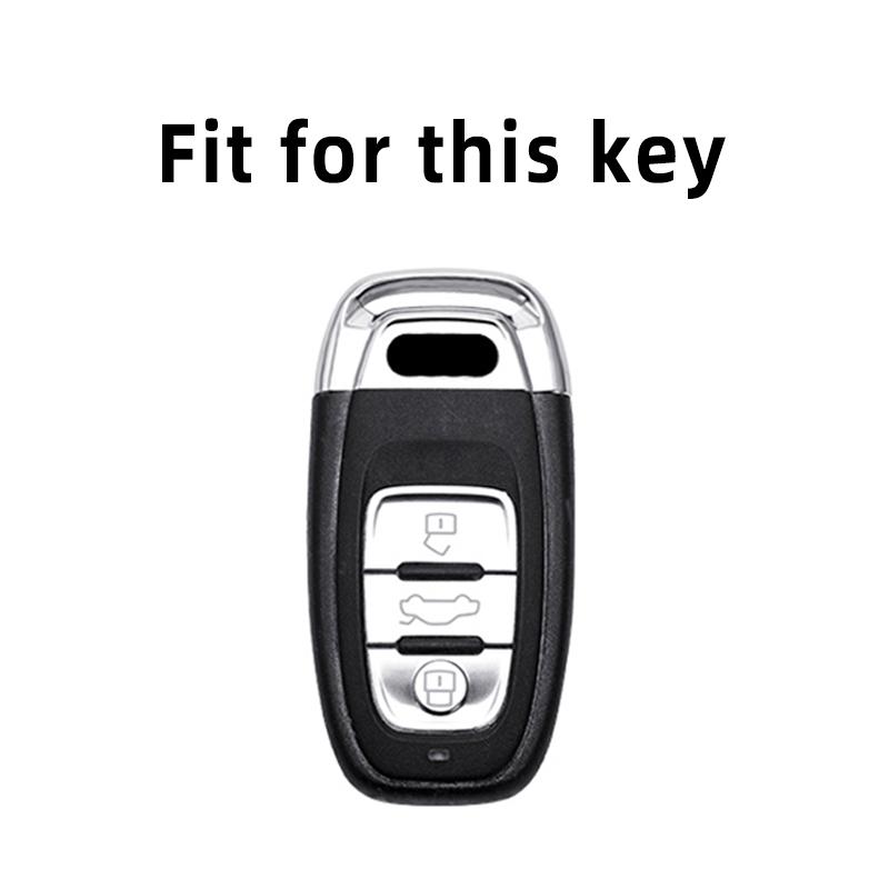 Auto Shell Fob Holder Soft TPU Car Remote Key Case Cover For A4 A5 A6 A7 A8 Q8 Q5 S6 S7 S5 S4 RS6 RS7 TT Accessories