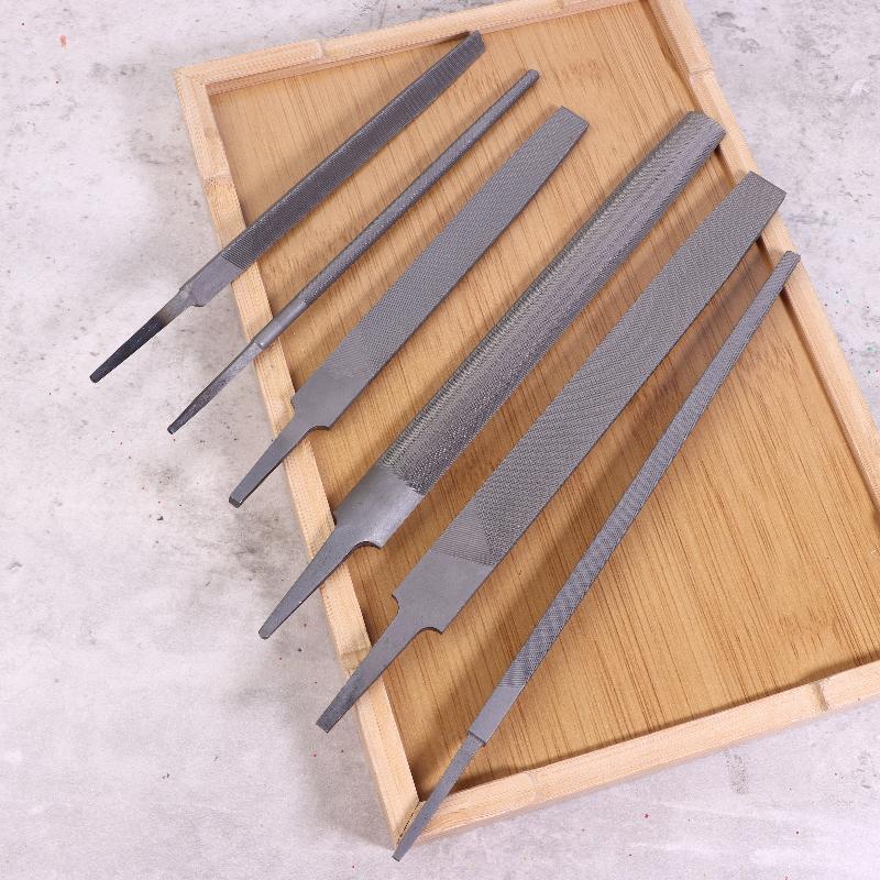 5PCS Needle File Set Precision Hand Files For Metalworking Woodworking Includes Triangle Round Square Half Round Shapes