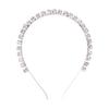 Rhinestone Headband Elastic Adjustable Exquisite Elegant Crystal Hairband for Wedding Dance Parties Photography