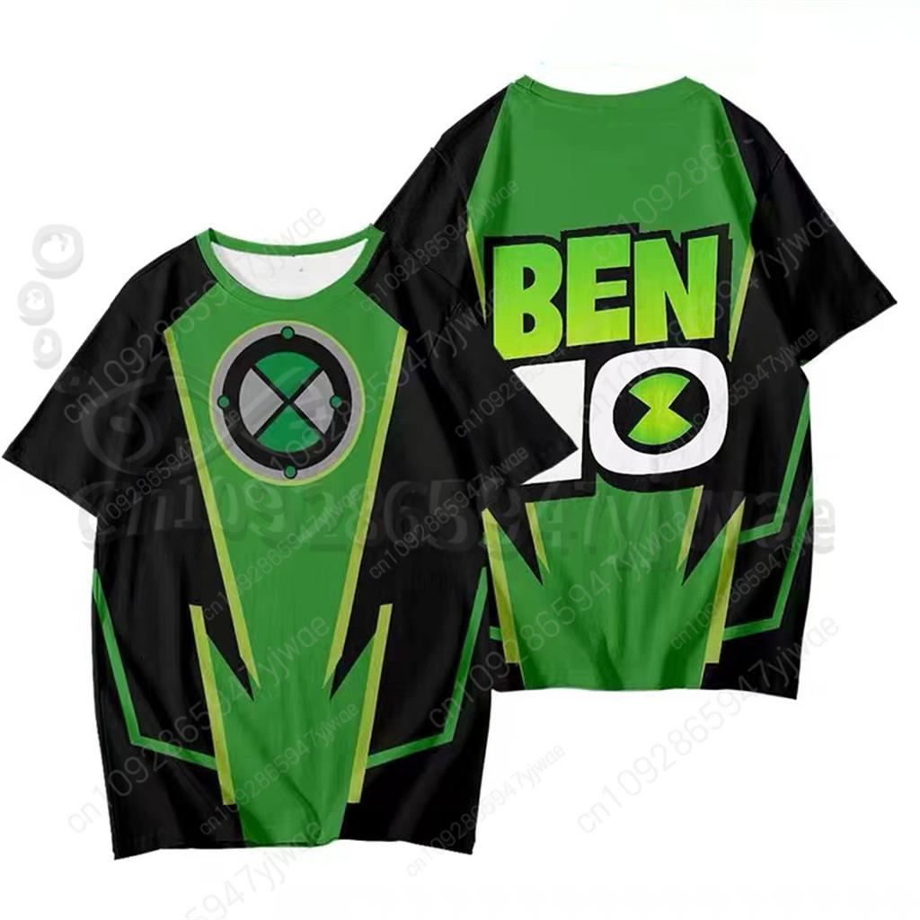 Tricouri Cosplay Omnitrix Ben10 Anime American cu Imprimeu 3D Ben Tennyson pentru Copii Cartoon Mânecă Scurtă Vară Harajuku Topuri Y2k
