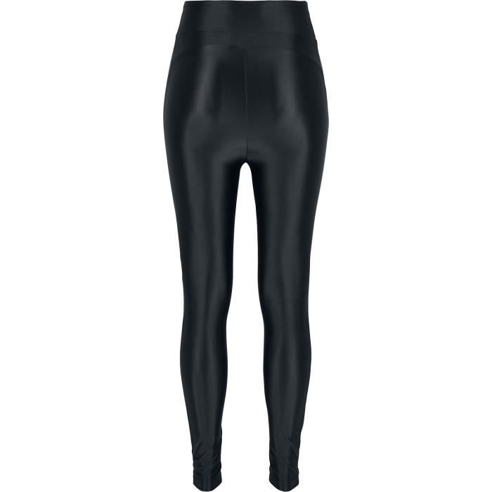 Urban Classics Leggings Metallic Taille Haute Shiny Femme Legging Noir