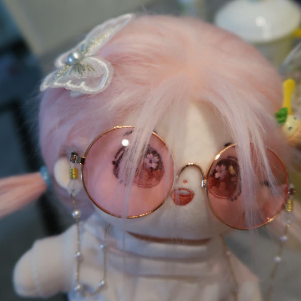 Multi Color Round Frame Glasses 10CM Mini Doll Glasses Toy Decorative Glasses  Dolls Accessories