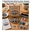 Kit Creativo per la Realizzazione di Braccialetti con Perline a Forma di Polpo con Materiale Giada per Artigianato di Gioielli Fai da Te