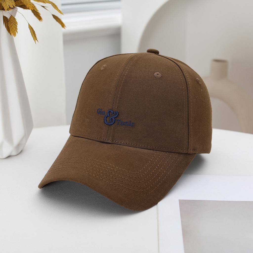 2026 Spring And Autumn Embroidery Simple Baseball Cap Men'S And Women'S Sunscreen Shade Breathable Soft Top Fashion Cap