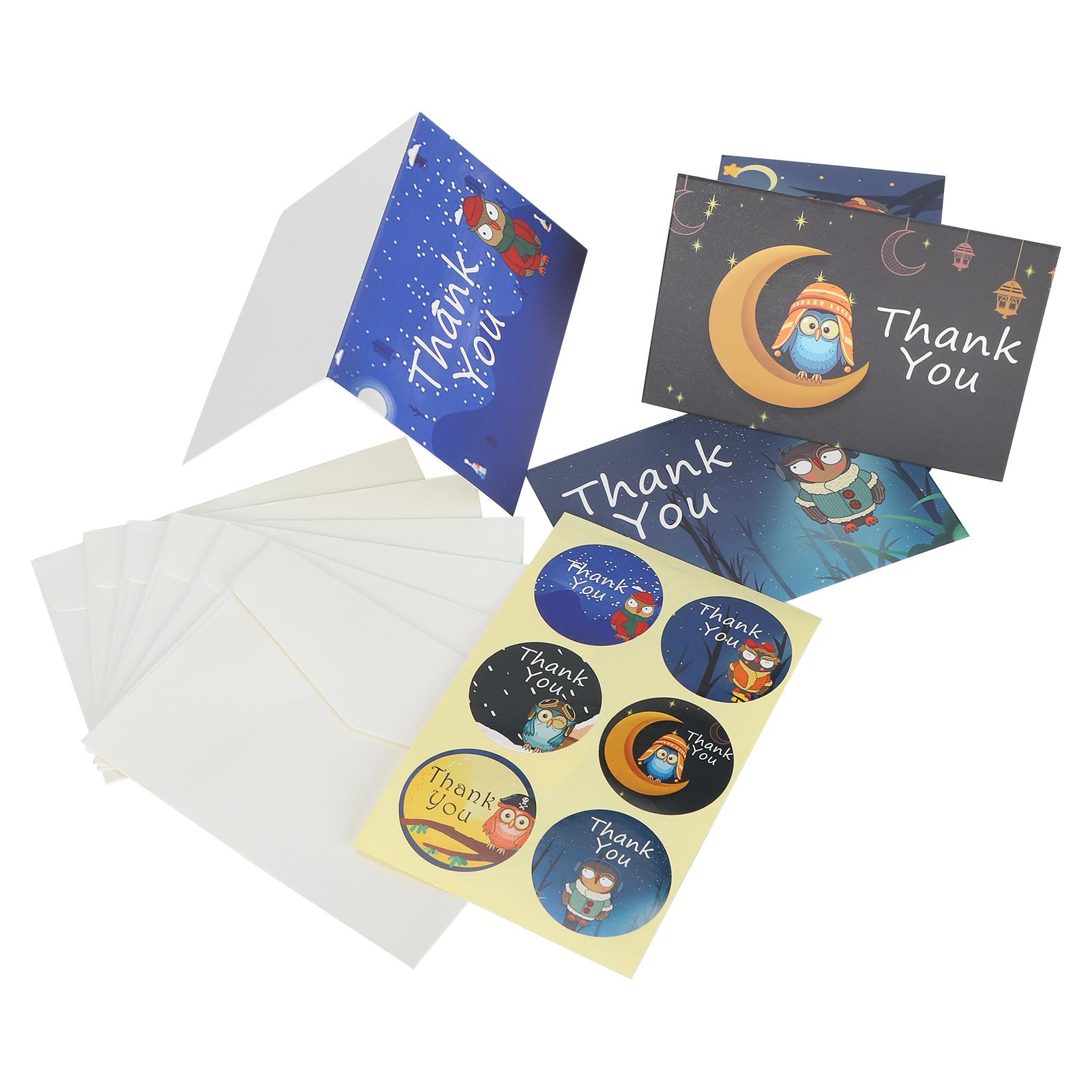 

MultiStyling Paper Gift Cartoon Thanksgiving Blank Greeting Card with Envelope and Sticker