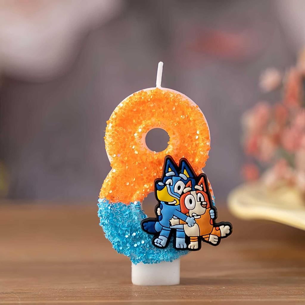 Cartoon Number Birthday Candles for Children's Cake Party Decorations