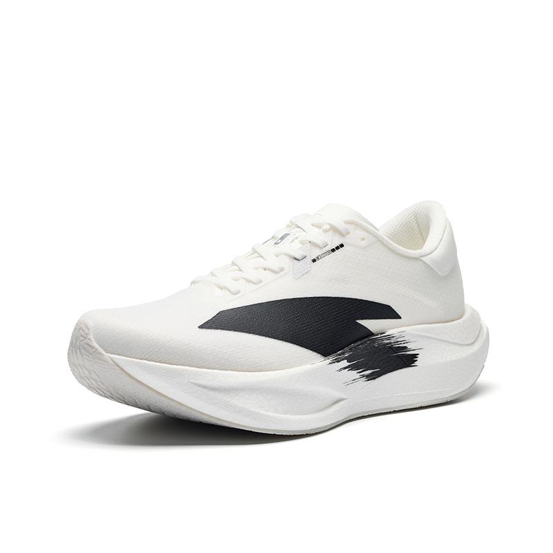 ANTA Zone 2 Heart Rate SE Running Shoes Men's Low Top Papyrus White/Basic Black 912645529-2