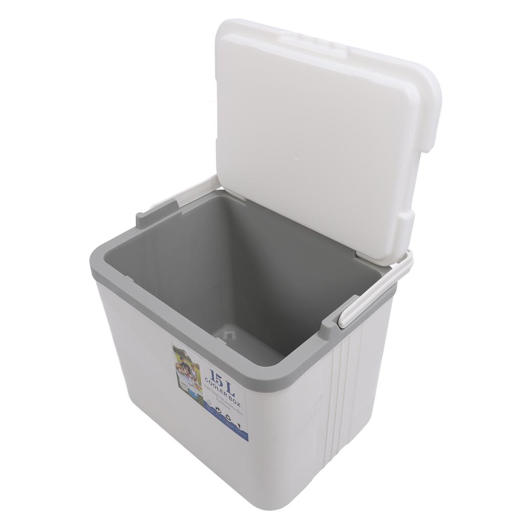 15L Insulated Portable Cooler Professional Lasting Cooling Insulation Hard Cooler Box for Outdoor