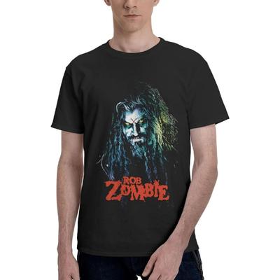 JOISOMI Men's T-Shirt Rob Zombie Cotton Tee Crew Neck T Shirt Undershirts