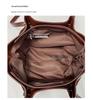 2026 Women's Retro Suede Tote: Large Capacity, Versatile Single Shoulder Bag for Autumn/Winter Commuting