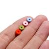 350pcs 6mm Flat Round Polymer Clay Beads Loose Spacer Beads for Jewelry Making DIY Needlework Bracelet Necklace Accessories