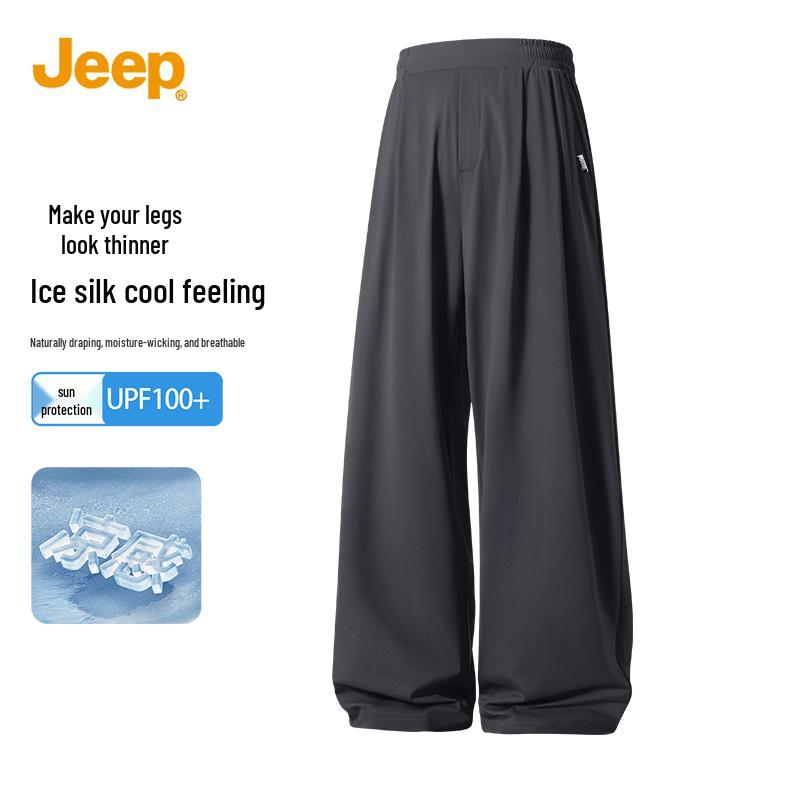 JEEP Men s Ice Silk Straight Casual Pants 2XL