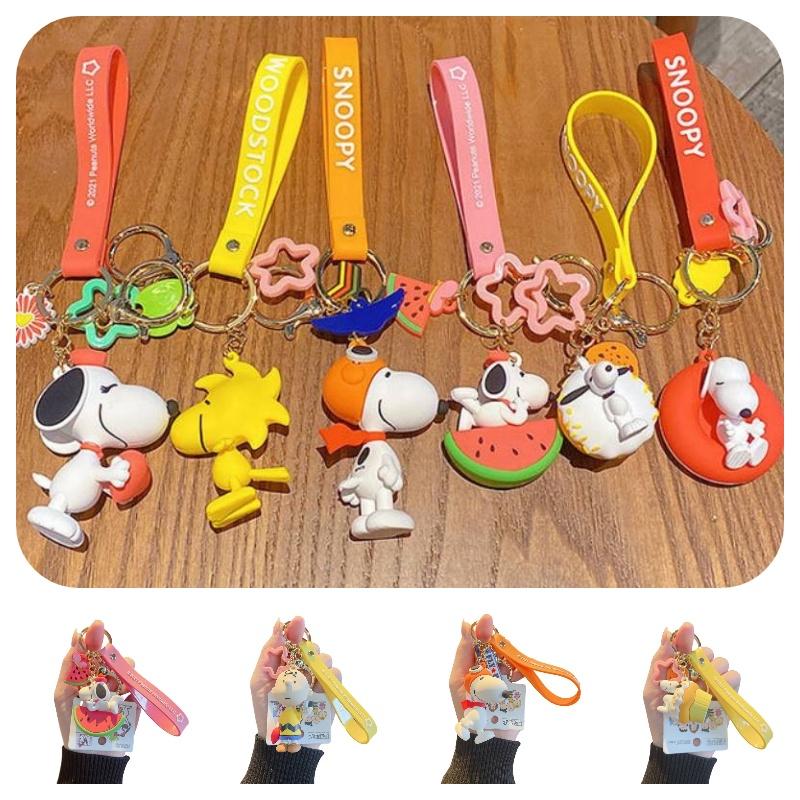 Authentic Cartoon Snoopy 2nd Generation Charlie Brown Keychain Cute Bag Pendant