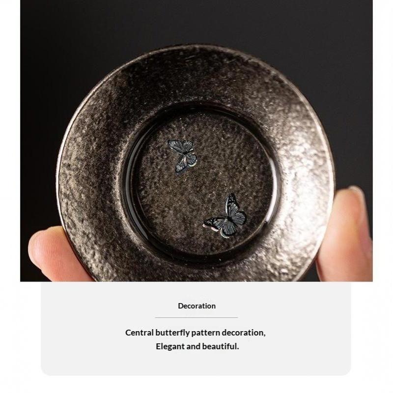 Round Antique Brass Tea Cup Mat Zen Style Lotus Pattern Alloy Heat Resistant Coaster for Tea Enthusiasts Home Decor