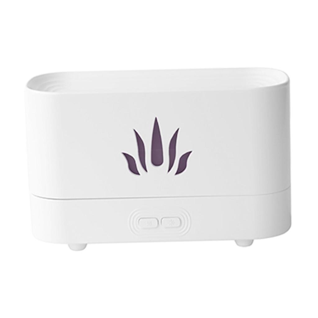 Difuzor de Aromă cu Flacără Compact Oprire Automată Umidificator Personal de Birou Portabil Mini Umidificator pentru Hotel Dormitor Cameră Birou Cadou