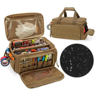 14inch Tool Handbag with 5 Pockets Tool Tote Bag Hand Tools Carry Bag for Mechanic Electrician Carpenter Builder Plumber