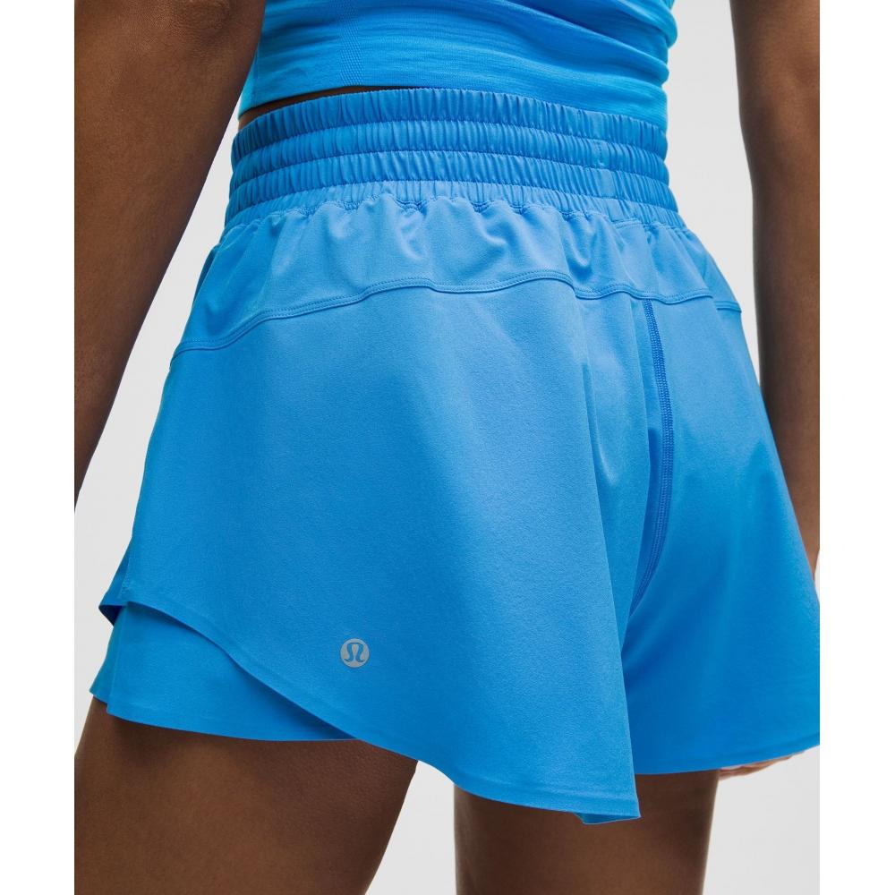 Lululemon Shake It Out High Rise Running Short 2.5  Cornflower