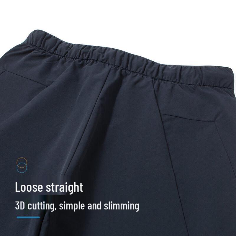 MONTAGUT Ice-Cool Linen-Tencel Blend Casual Long Pants