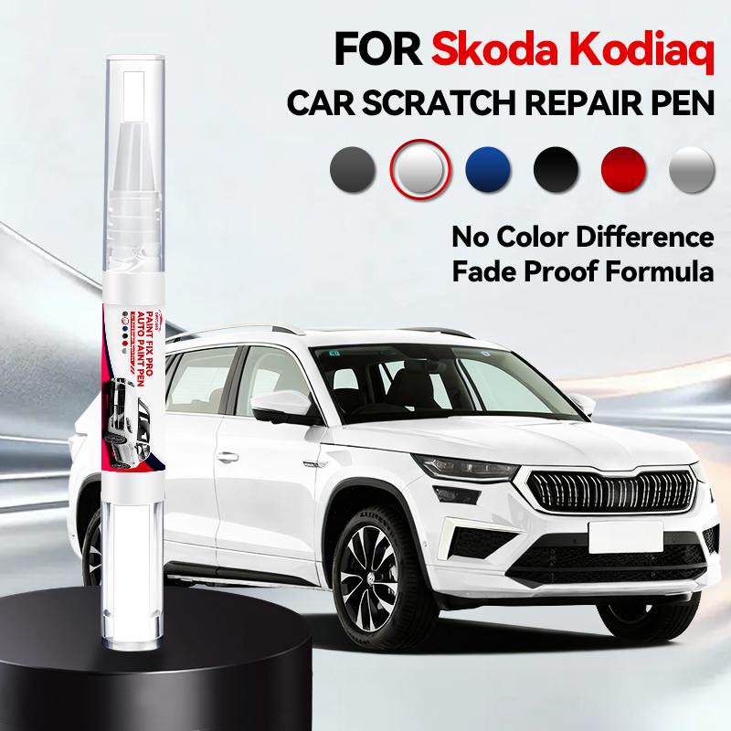 2026 Hot Car Accessories For Skoda Kodiaq 2016-2025 NS Paint Repair Pen Touch Up Scratch Remover DIY Auto Accessories Black Whit