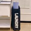1pc - Large Waterproof Laundry Basket with Pulleys - Foldable, Multi-Purpose Storage for Bathroom, Laundry Room & Dorms