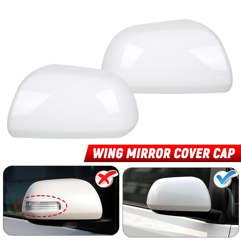 Left Right Door Wing Rearview Mirror Cover Cap For Toyota Sienna 2011 2012 2013 2014 2015 2016 2017-  W/O Turn Signal Light