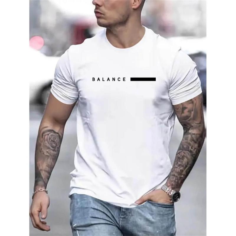 Sonderangebot Herren Basic Unifarben Kurzarm T-Shirt Normaler Stoff Locker