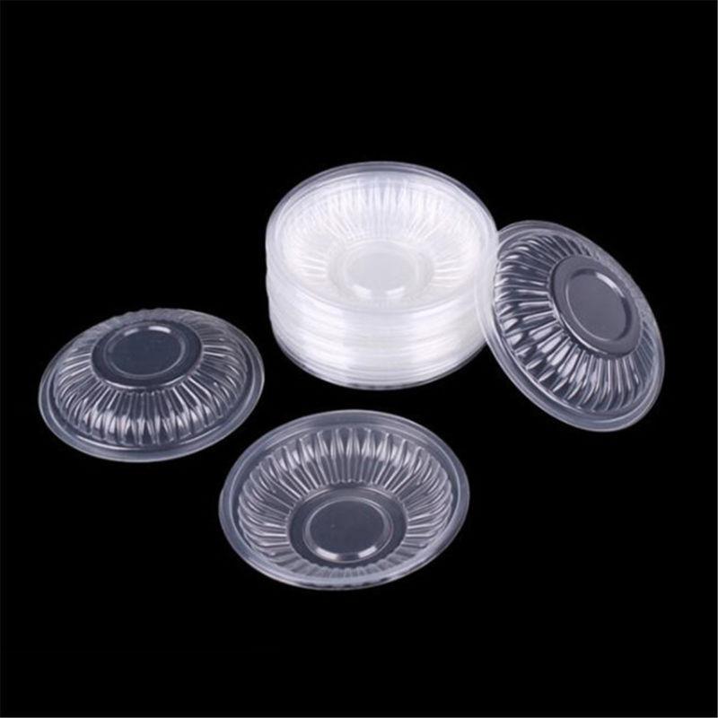 25 Pcs 25ml/50ml/75ml Plastic Sauce Cups Food Storage Containers Clear Boxes With Lids 8.5x4x2.5cm