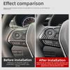 For Toyota RAV4 XA50 2019 2020 2026 2026 2026 2026 2026 Car Multi-function Steering Wheel Control Switch Button Panel Trim Cover