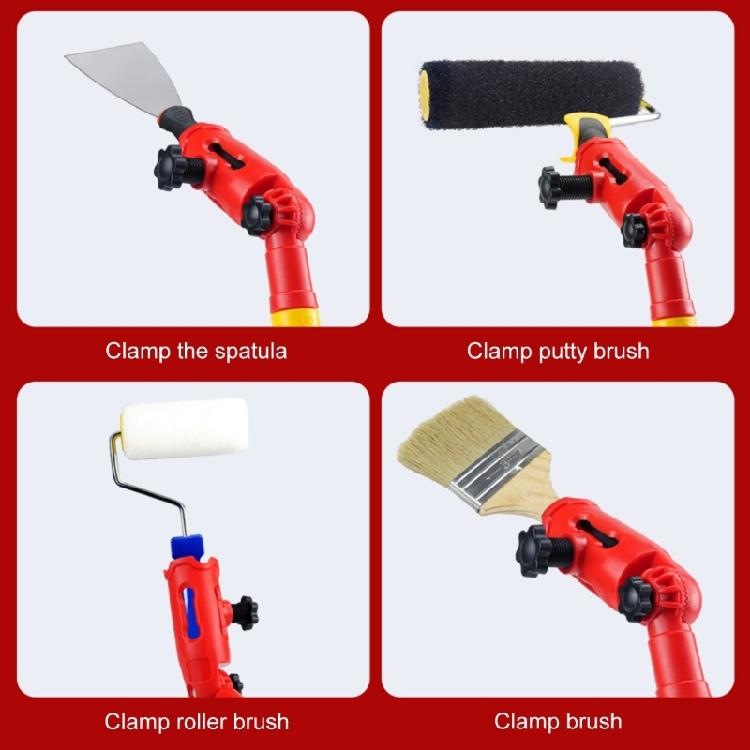 Paint Edger Tool MultiAngle Paint Brush Extender Long Paint Brush Tool Paint Brush Extension Handle for Painting Poles