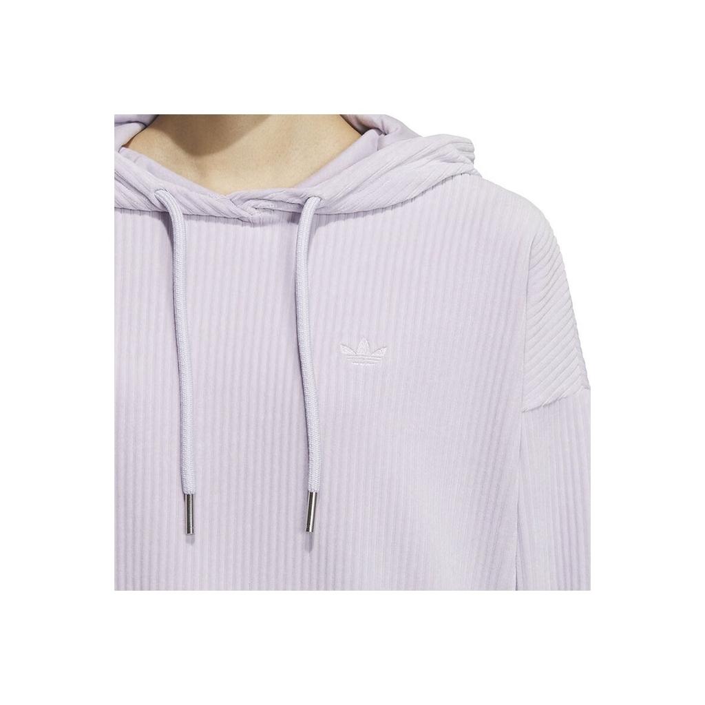 Adidas Originals Trefoil Solid Hoodie Pullover Women Sweatshirt Purple HY7284