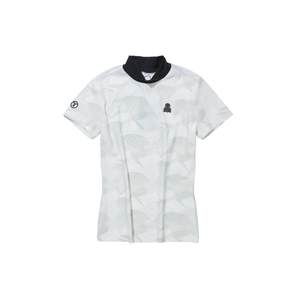 Mark   Lona W T Line Ss Highneck T shirT  Ls2xa72f 