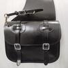 Premium Leather Western black Trail Horse Saddle Black Bag for Horse Trail Riding Saddle Bag.