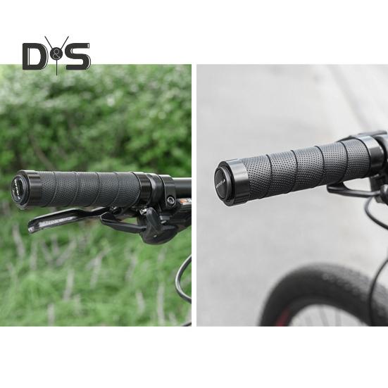 1 Pair Bicycle Handlebar Grip Cover Non-slip Faux Leather Shock Absorbing MTB Road Mountain Bike Handle Grip Sleeve Bicycle Accessories