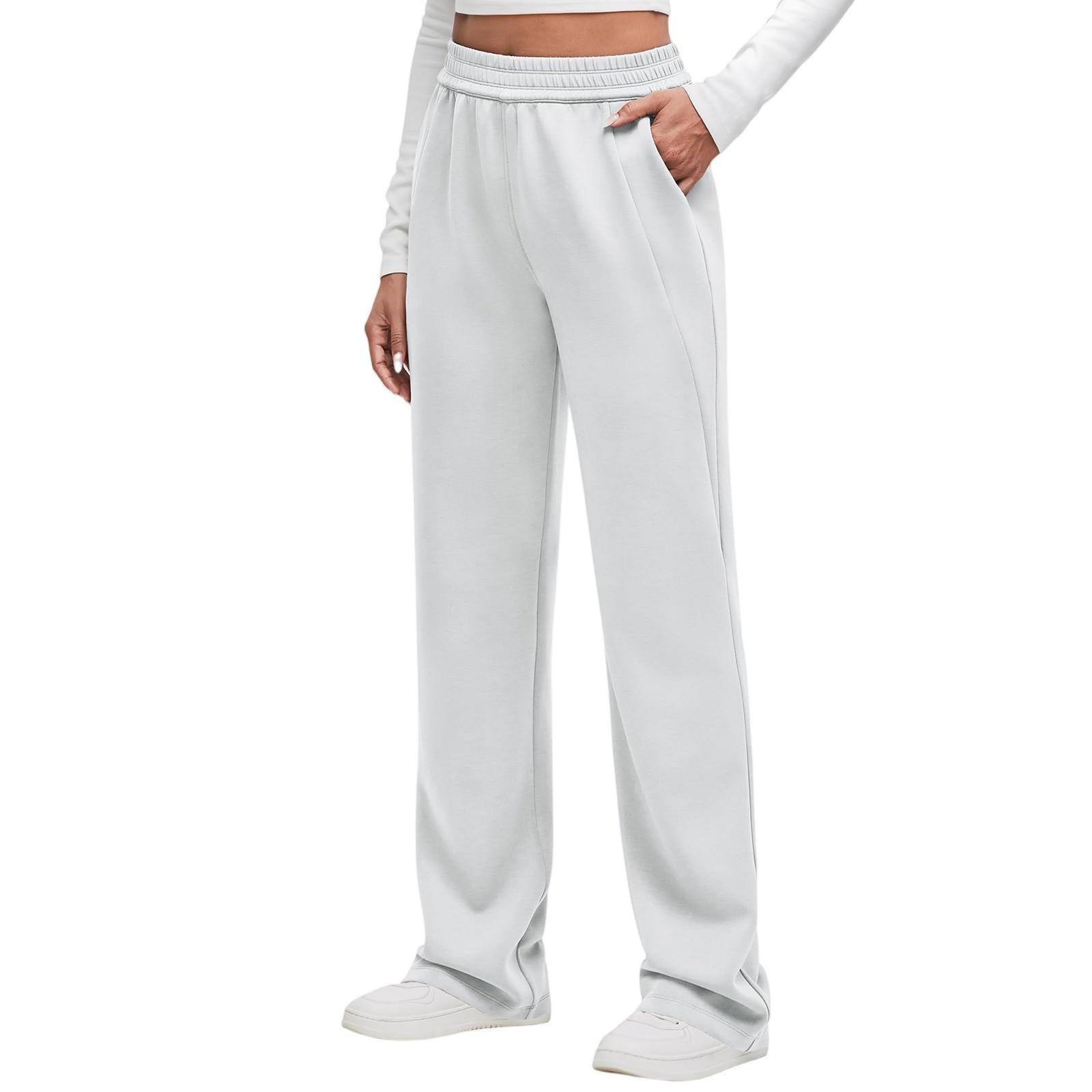 

Женские широкие спортивные штаны с высокой талией, повседневные брюки для занятий йогой XL