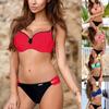 Women Bandeau Bandage Bikini Set Push-Up Brazilian Swimwear Beachwear Swimsuit