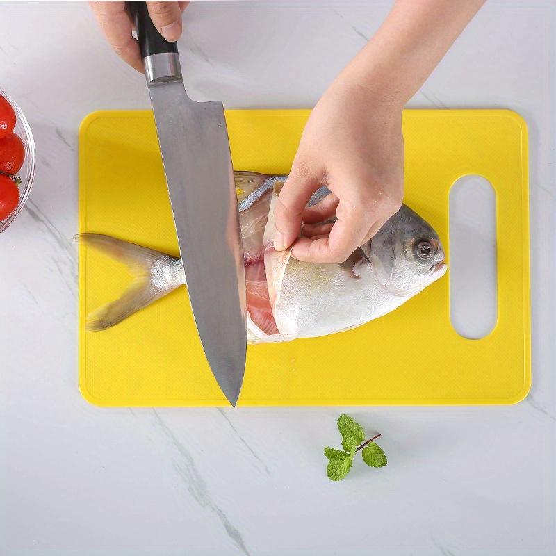 1pc, Colorful Plastic Cutting Board For Fruits And Vegetables