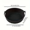 Air Fryer Multifunctional Liner Silicone Home Silicone Air Fryer Accessories Fryer Baking Pan Bread Moulds Baking Utensils