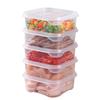 5/10Pcs Refrigerator Food Storage Container Kitchen Food Sealed Box Fresh-Keeping Food Classification Storage Box
