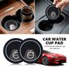 2Pcs Car Cup Mat Anti-Slip Drink Coaster Auto Interior Cup Holder Pad For XC90 XC60 C30 S60 C70 XC40 V40 XC70 V70 V60 S80 NS0