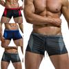 Beach Shorts Quick Dry Slim Nylon Stitching Color Men Swim Trunks for Surfing
